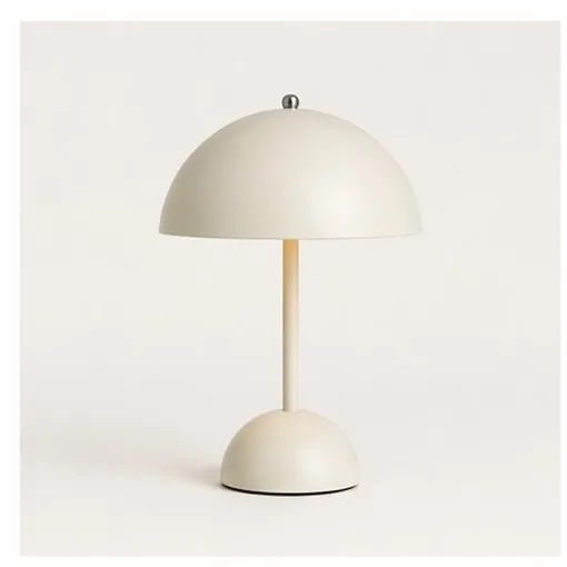 Dome Table Lamp — Chrome